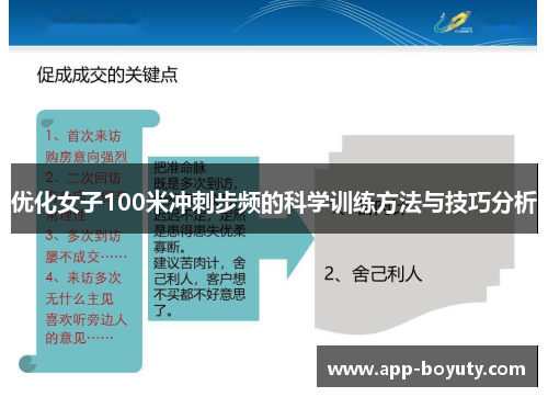 优化女子100米冲刺步频的科学训练方法与技巧分析