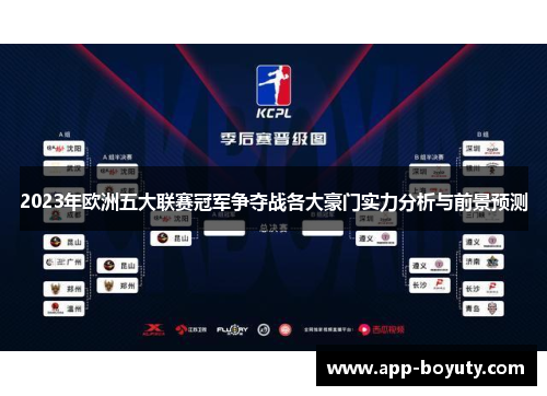 2023年欧洲五大联赛冠军争夺战各大豪门实力分析与前景预测